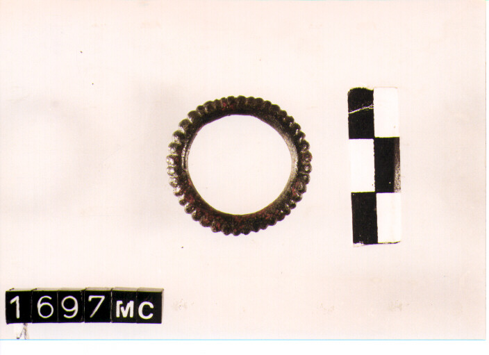 ANELLO DA SOSPENSIONE - CULTURA TOMBE A FOSSA (SECC. IX/VIII A.C)