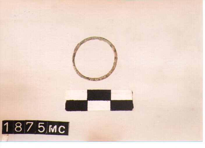 ANELLO DA SOSPENSIONE - CULTURA TOMBE A FOSSA (SECC. IX/VIII A.C)