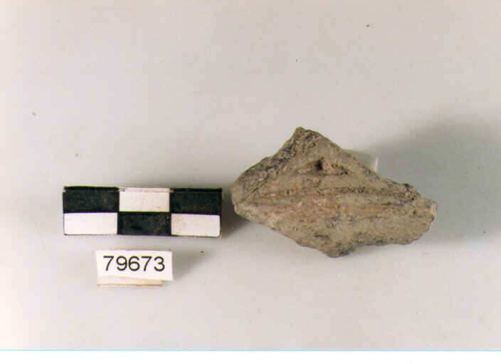 ciotola carenata/ parete - appenninico (età del bronzo medio)