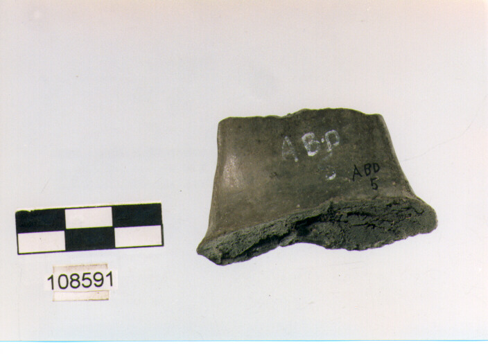 ansa verticale a nastro, anse verticali tipo 2, Grotta Sant'Angelo (età del bronzo)