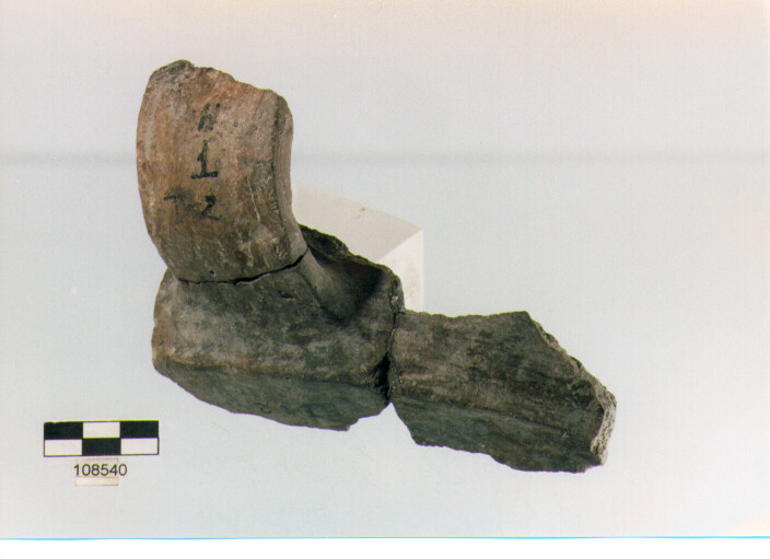 ansa verticale a nastro, anse verticali tipo 2, Grotta Sant'Angelo (età del bronzo)