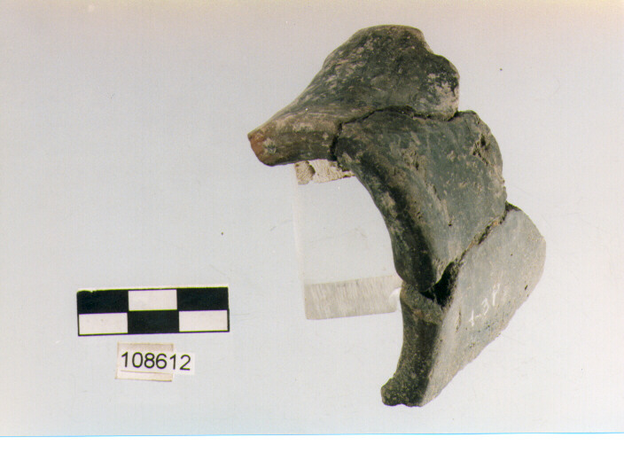 ansa verticale a nastro, anse verticali tipo 3, Grotta Sant'Angelo (età del bronzo)