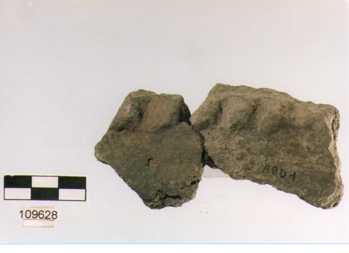 cordone orizzontale a impressioni, cordoni, tipo 3A, Grotta Sant'Angelo (età del bronzo)