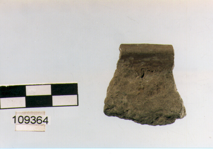 vaso a collo cilindrico, vasi a collo, tipo 9, Grotta Sant'Angelo (età del bronzo)