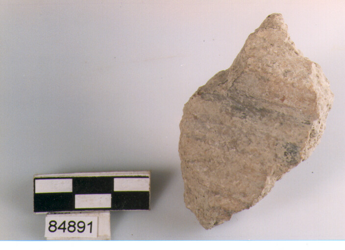 vaso/ parete cordonata, cordoni, tipo 1, Archi (BF/ prima età del Ferro)