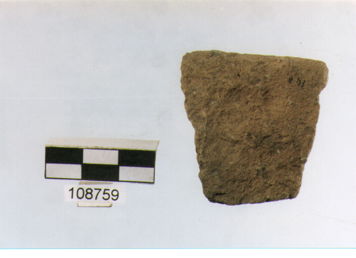 orlo, tipo E6, Grotta Sant'Angelo - neo-eneolitico (V/ III millennio a.C)