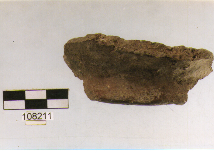 frammento, tipo E 3b, Grotta S.Angelo - neolitico medio-finale (V/ IV millennio a.C)