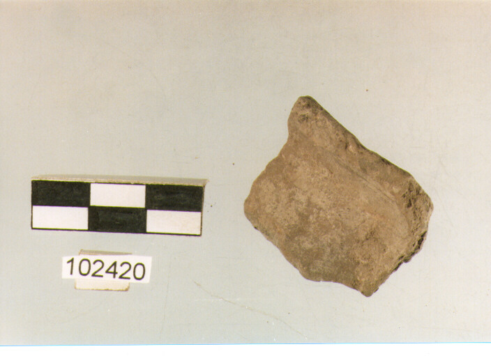 orlo, tipo E6, Grotta Sant'Angelo - età del bronzo(?) (sec. XX-X a.C)