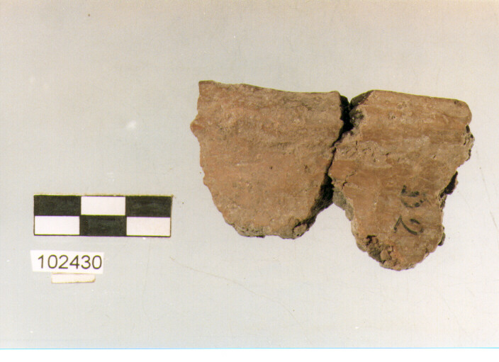 orlo, tipo E6, Grotta Sant'Angelo - età del bronzo(?) (sec. XX-X a.C)