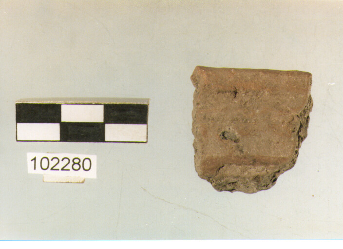 orlo, tipo E6, Grotta Sant'Angelo - età del bronzo(?) (sec. XX-X a.C)