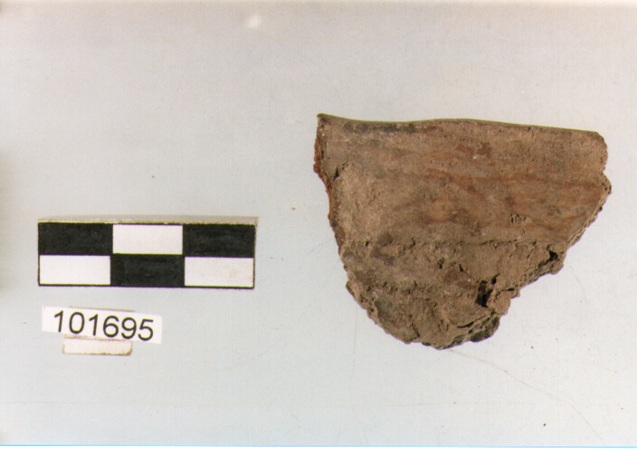 orlo, tipo E6, Grotta Sant'Angelo - età del bronzo(?) (sec. XX-X a.C)