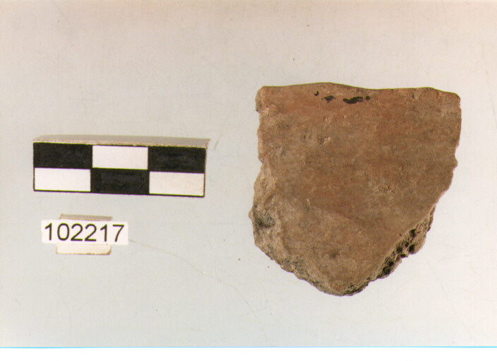 orlo, tipo E6, Grotta Sant'Angelo - età del bronzo (?) (sec. XX-X a.C)