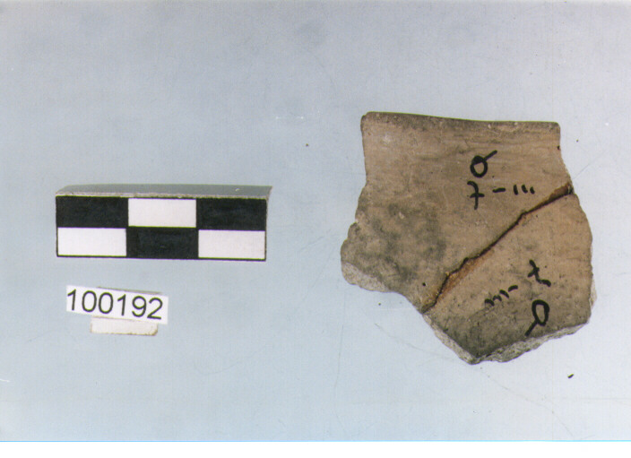 olletta globulare, tipo F2a, Ortucchio - eneolitico (III MILLENNIO a.C)