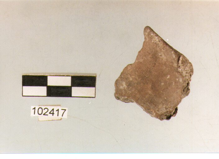 orlo, tipo E6, Grotta Sant'Angelo - età del bronzo (?) (sec. XX-X a.C)