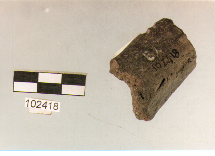 orlo, tipo E6, Grotta Sant'Angelo - età del bronzo (?) (sec. XX-X a.C)