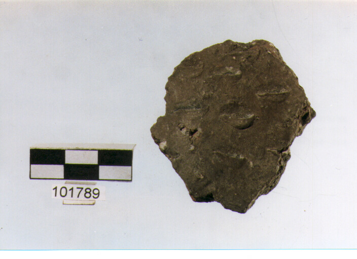 parete, tipo E7a1, Grotta Sant'Angelo - neolitico medio-finale (V/ IV millennio a.C)