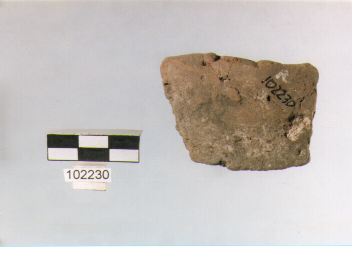 orlo, tipo E 6a1, Grotta S.Angelo - neo-eneolitico (V/ III millennio a.C)