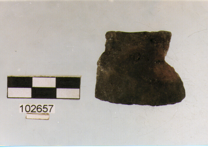 orlo, tipo E 6, Grotta S.Angelo - neo-eneolitico (V/ III millennio a.C)