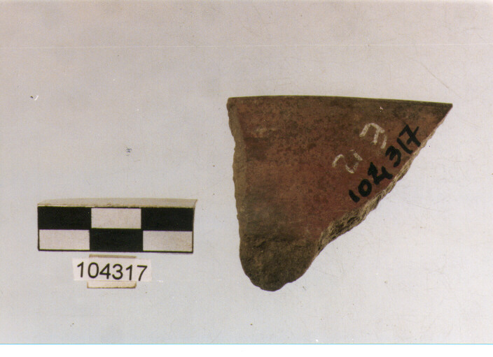 orlo, tipo E 6, Grotta S.Angelo - neo-eneolitico (V/ III millennio a.C)