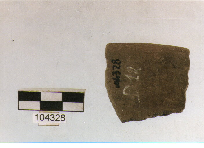 orlo, tipo E 6, Grotta S.Angelo - neo-eneolitico (V/ III millennio a.C)