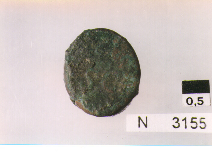 R: non leggibile/ V: S C al centro (moneta, quadrante) (età romana repubblicana)