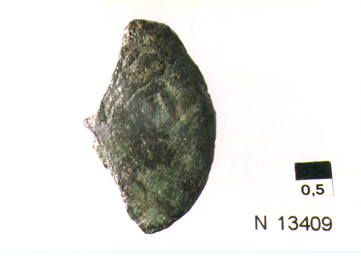 R: effige di Giano laureata/V: prua di nave a destra (moneta, asse dimezzato) (sec. III a.C)