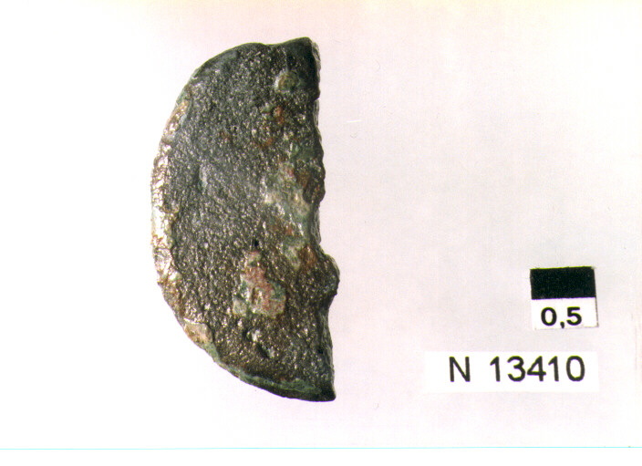 non leggibile (moneta, asse dimezzato) (sec. III a.C)