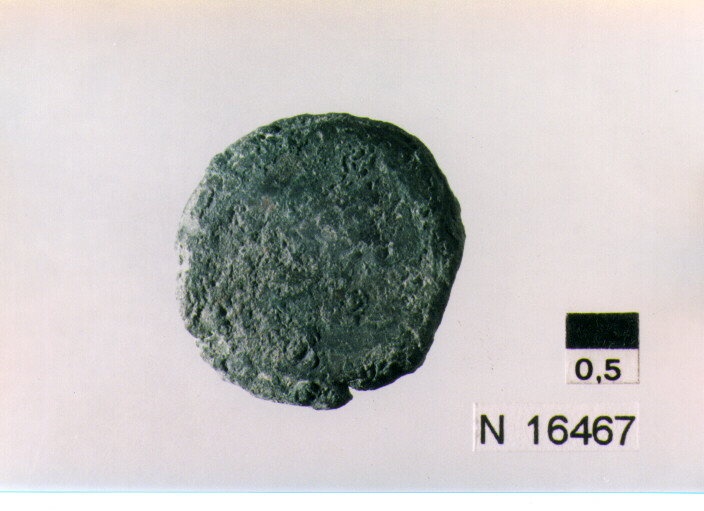 R/ testa a destra; V/ prua a destra (moneta, semisse) (sec. I a.C)