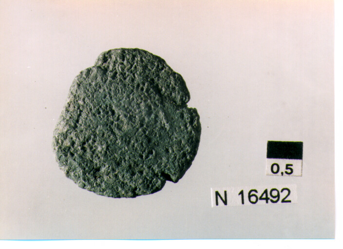 R/ testa di Giove laureato a destra; V/ prua a destra (moneta, semisse) (sec. III a.C)