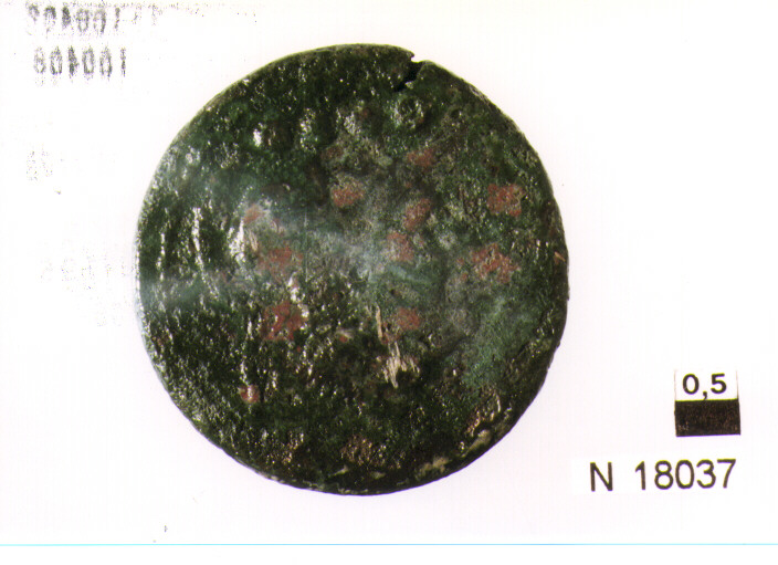 R/ testa di Apollo laureato a sinistra; V/ toro androcefalo a destra incoronato da Vittoria (moneta, litra) (sec. III a.C)
