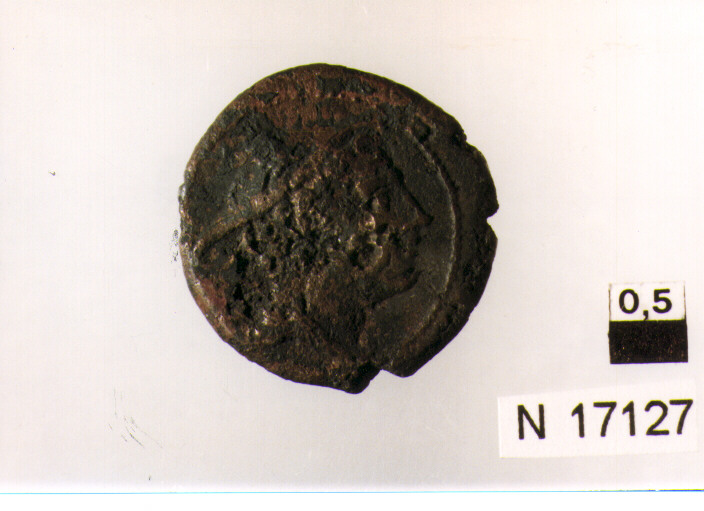 R/ testa di Mercurio a destra; V/ prua a destra (semuncia) (sec. III a.C)