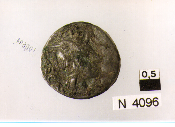 R/ testa elmata di Roam a destra; V/ Libertas su quadriga a destra (denario) (sec. II a.C)