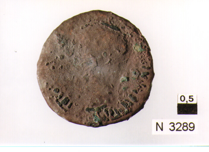 R/ testa a sinistra; V/ non leggibile (moneta, asse) (secc. I/ II d.C)