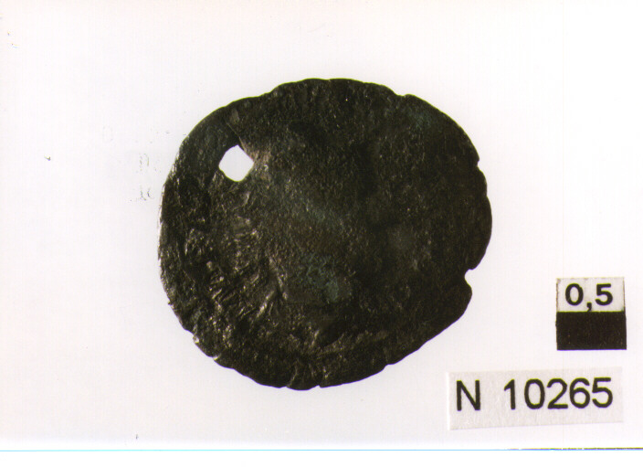 R/ busto drappeggiato di Filippo I a destra; V/ Liberalitas stante frontalmente, la testa volta a sinistra con abacus e cornucopia (moneta, antoniniano) (sec. III d.C)