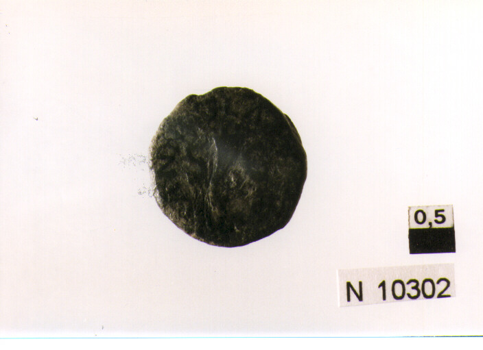 R/ cornucopia; V/ altare con ghirlanda (moneta, quadrante) (sec. I a.C)