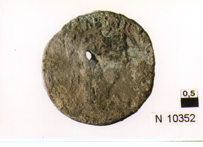 R/ busto a destra; V/ non id (moneta, dupondio) (secc. I/ II d.C)