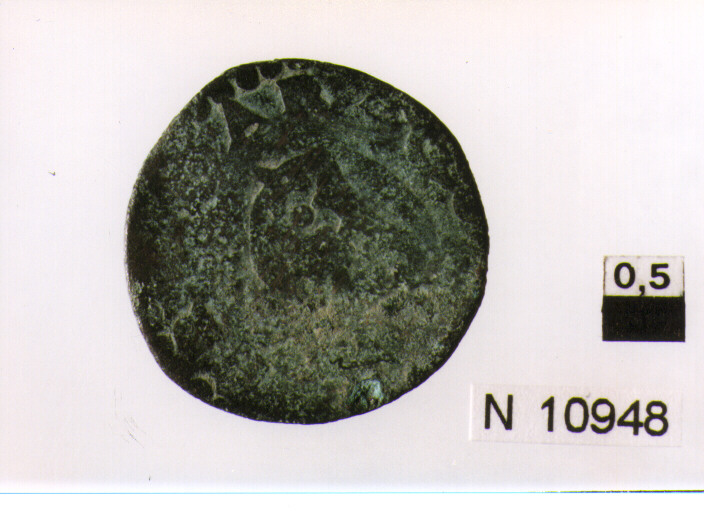 illeggibile (moneta, tornese) (secc. XVI/ XVII d.C)