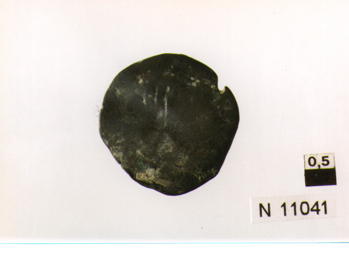 illeggibile (moneta, tre cavalli) (secc. XVI/ XVII d.C)