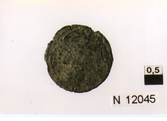 R/ giglio di Firenze; V/ illeggibile (moneta, quattrino) (sec. XII/ XVI d.C)