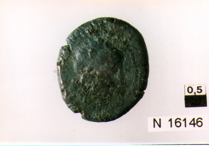 R/ testa femminile a destra; V/ leone che avanza verso destra (moneta, doppia litra) (sec. III a.C)
