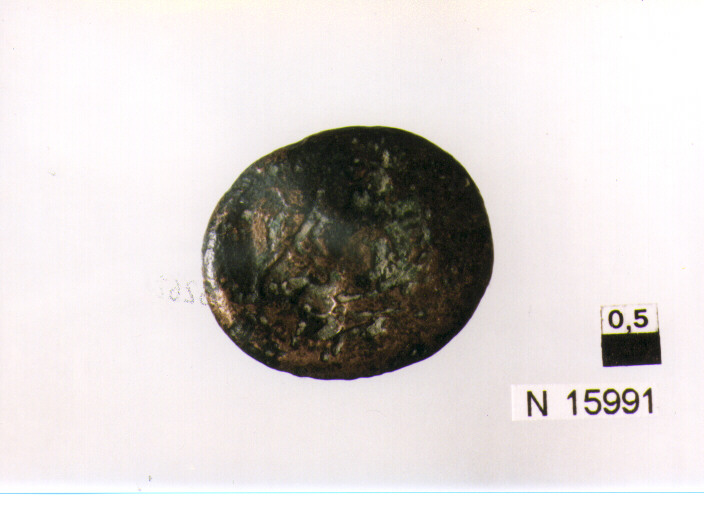 R/ testa di Mercurio a destra; V/ prua a destra (semuncia) (sec. III a.C)