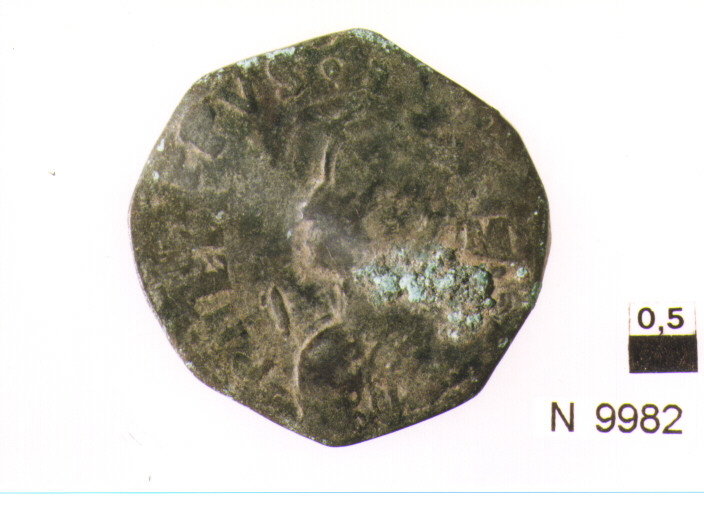 illeggibile (moneta, follis) (sec. IV d.C)