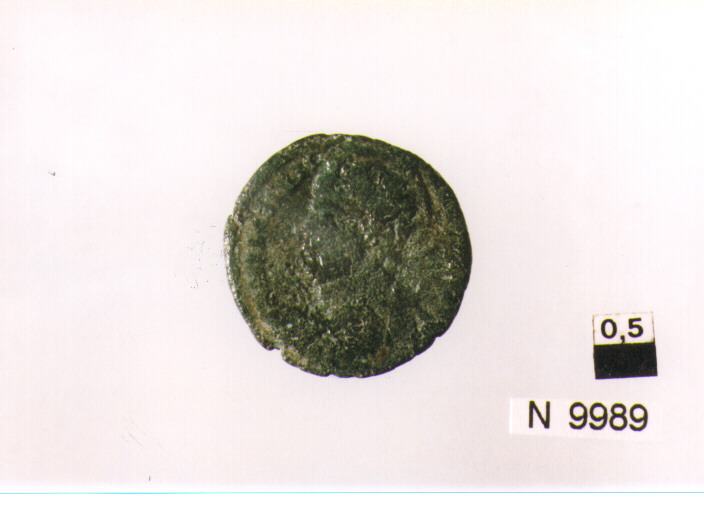 illeggibile (moneta, nummus) (sec. IV d.C)
