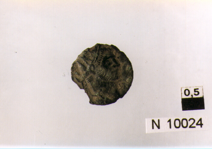 R/ busto femminile a destra; V/ cavaliere a destra (semuncia) (sec. III a.C)