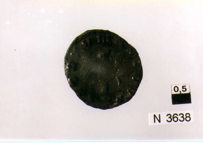 R/ testa radiata di Gallieno a destra; V/ Fortuna stante a sinistra con cornucopia (moneta, antoniniano) (sec. III d.C)