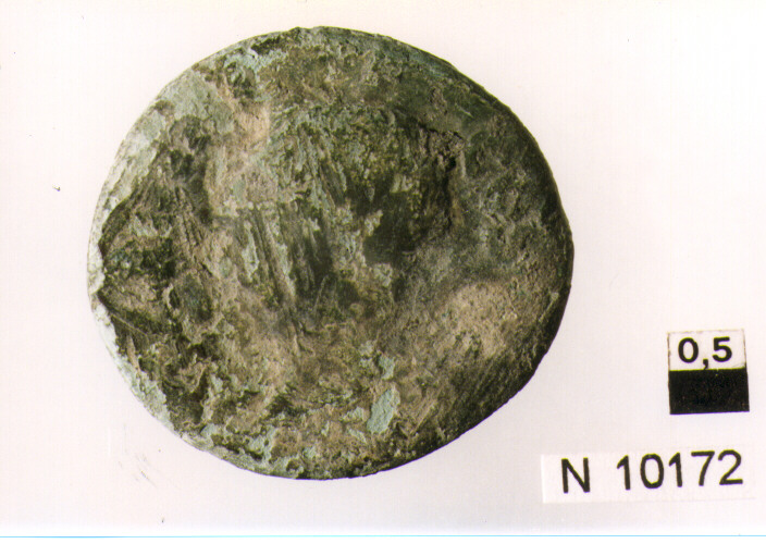 R/ testa a sinistra; V/ non id (moneta, asse) (sec. I d.C)