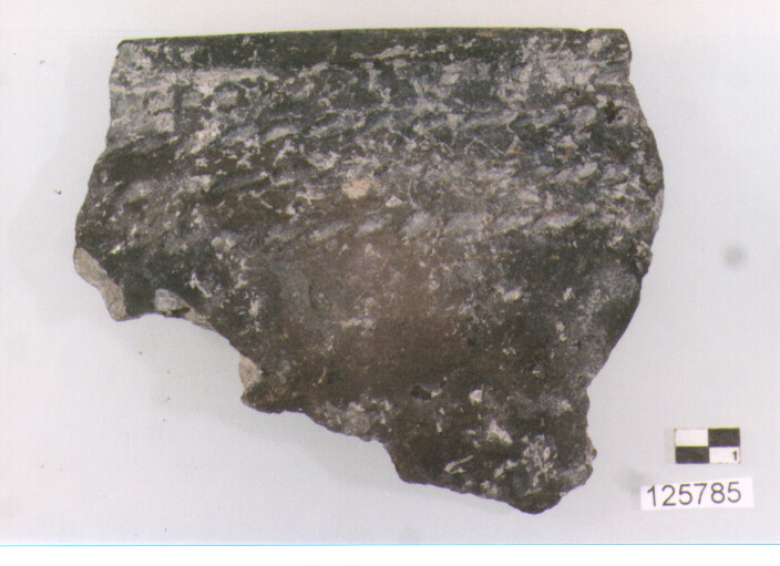 olla/ forma parzialmente ricostruibile (secc. VI/ XIV d.C)