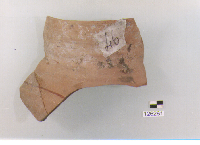 brocca/ forma parzialmente ricostruibile (secc. VI/ X d.C)