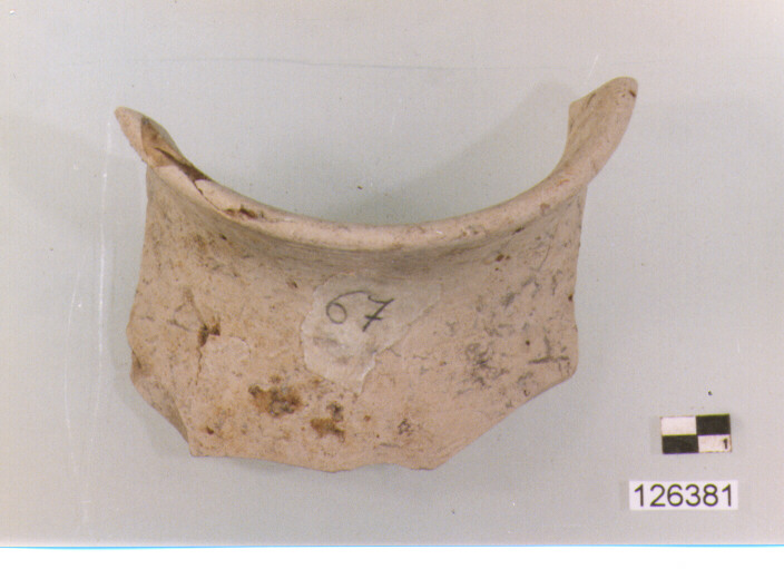 brocca/ orlo (secc. VI/ XIV d.C)