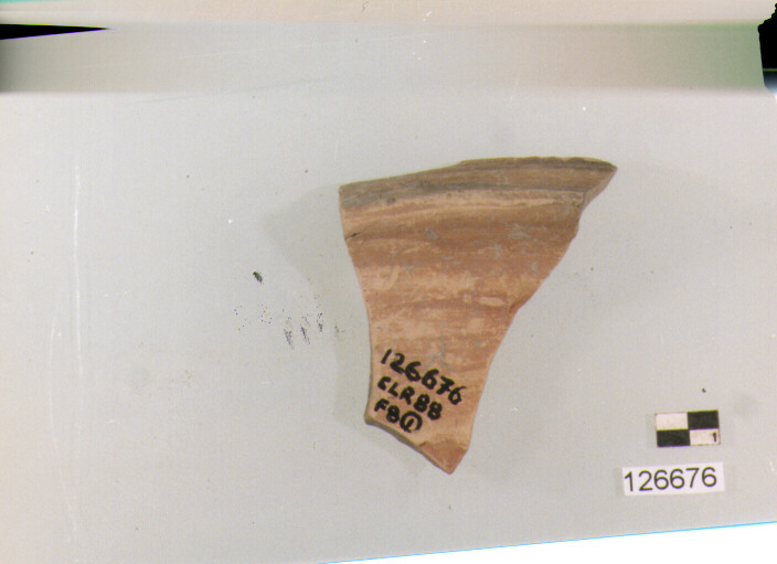 coperchio/ forma parzialmente ricostruibile (secc. VI/ XIV d.C)